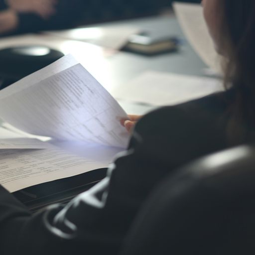 Revenue Officer reviewing taxpayer information